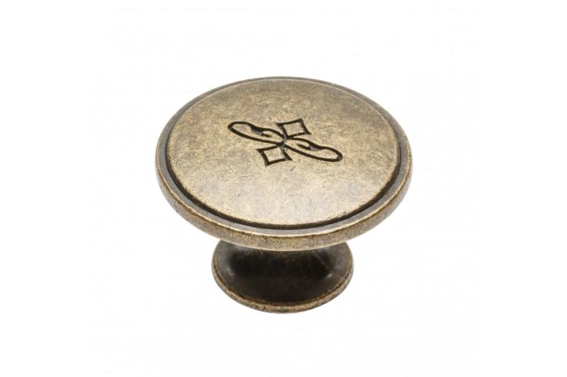 Zamak konb OLBIA antique brass 1208959298