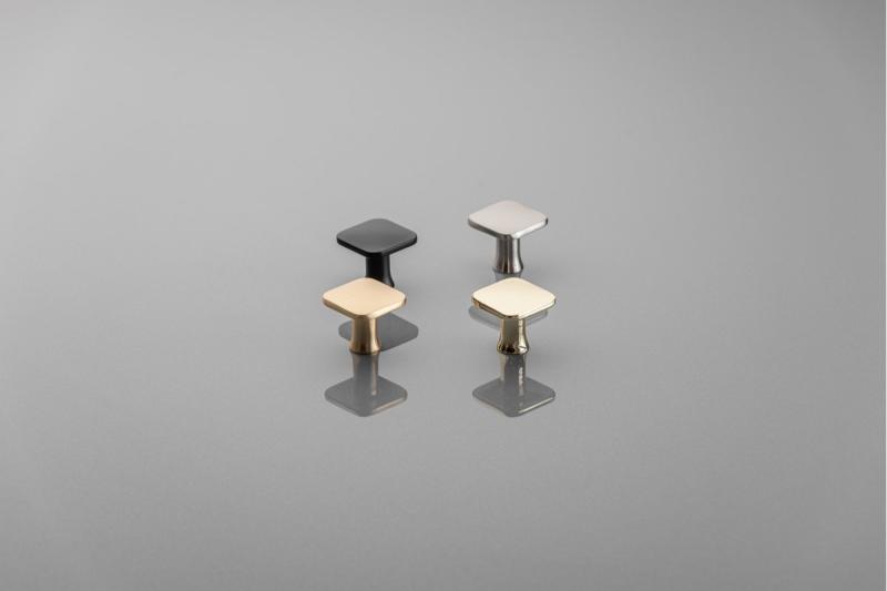 PIAZZA inox knob - brushed steel 1208959301