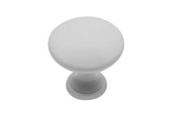 Zamak knob TERNI white glossy 1208959326