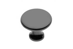 Zamak handle UDINE black chrome 1208959336