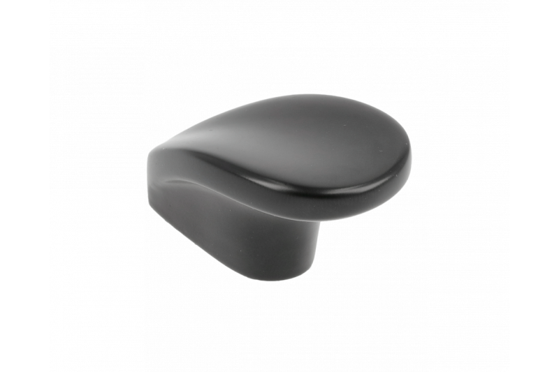 Zamak knob VENICE matt black 1208959338