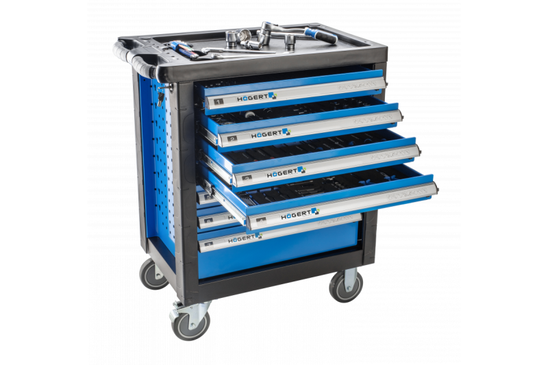 Hoegert Werkplaatskast met 7 laden 1208962007