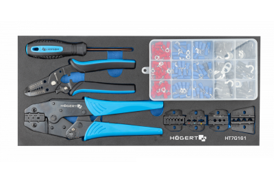 Hoegert 7-lade gereedschapskast met een zijdeur met accessoires 544 stuks. 1208962010