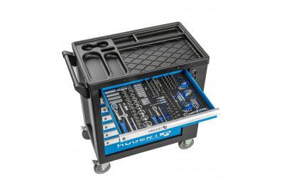 Hoegert 7-lade gereedschapskast met een zijdeur met accessoires 544 stuks. 1208962010