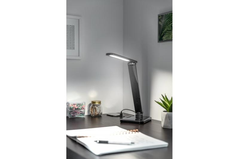 Decor HIKARI LED bureaulamp 6W 400lm AC220-240V 50/60Hz CCT zwart 1208962495
