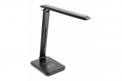Decor IZUKA LED bureaulamp 6W 400lm AC220-240V 50/60Hz CCT inductieve oplader zwart. 1208962497
