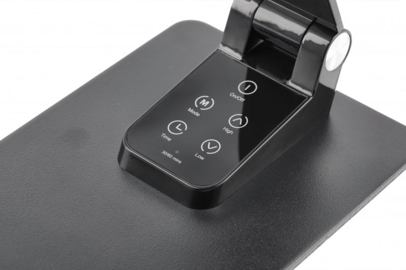 Decor Bureaulamp Loneos 12W 700lm AC220-240V 3-CCT 5-staps dimmen RA>80 USB zwart 1208962502