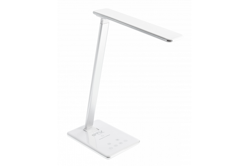 Decor Bureaulamp Tritton 6W 340lm AC220-240V 4-CCT Draadloos Opladen USB PF>0 5 RA>80 wit. 1208962517