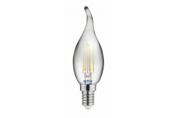Decorative LED light, FILAMENT, C35L, 27006, E14, 4W, 240lm, AC220-240V/ 50-60Hz, RA>80, 360° 1208962696
