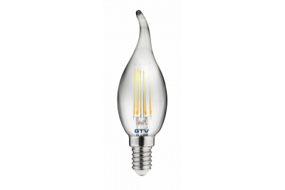 Decorative LED light, FILAMENT, C35L, 27006, E14, 4W, 240lm, AC220-240V/ 50-60Hz, RA>80, 360° 1208962696