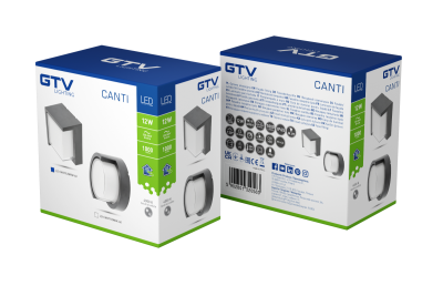 Decor Gevelarmatuur CANTI LED 12W 1000lm AC220-240V 50 / 60Hz IP65 4000K 1208962697