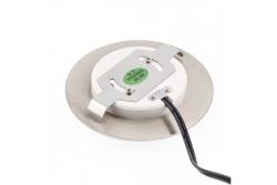 Decor LED traparmatuur ESCADA OB DC12V ronde matglazen kap 0 8W 70lm 4000K inox kabel 150cm