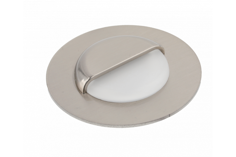 Decor LED traparmatuur ESCADA OB DC12V ronde matglazen kap 0 8W 70lm 4000K inox kabel 150cm