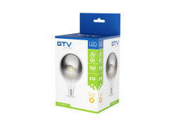 Decorative LED light, FILAMENT, G125, 27006, E27, 8W, 540lm, AC220-240V/ 50-60Hz, RA>80, 360° 1208962766