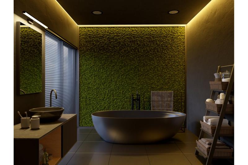 Decor Led armatuur Catania 600mm 12W AC220-240V 50/60Hz 4000K IP44 RA >80 960lm Zwart 1208962887