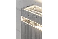 Decor Wandarmatuur één richting NESSA GU10 MAX. 50W IP54 AC220-240V 50/60Hz grijs. 1208963010