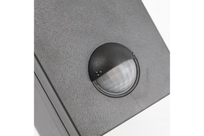 Decor Armatuur PARIS LED met bewegingssensor 10W 900lm IP54 AC220-240V 50/60Hz 140° 9m 4000K zwart. 1208963096