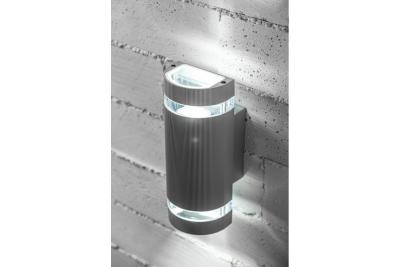 Decor Wandarmatuur met twee richtingen SILVA GU10 MAX 2x50W IP54 AC220-240V 50/60Hz grijs. 1208963136