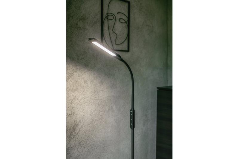 Decor Vloerlamp Vasalia 8W 450lm AC220-240V 4-CCT 5-staps dimmer timer45' PF>0,5 RA>80 Zwart 1208963348