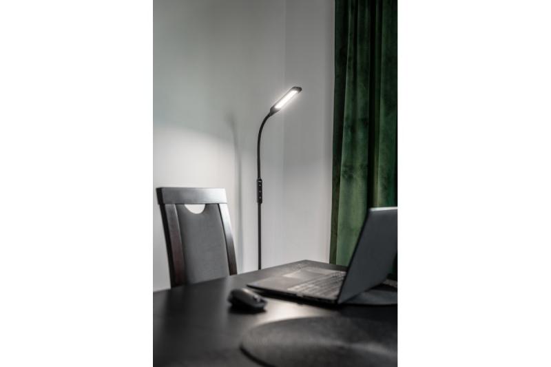Decor Vloerlamp Vasalia 8W 450lm AC220-240V 4-CCT 5-staps dimmer timer45' PF>0,5 RA>80 Zwart 1208963348