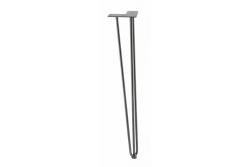 Hairpin ARTO leg with foot, 3 rods, 10 x 711 mm, black 1208963523