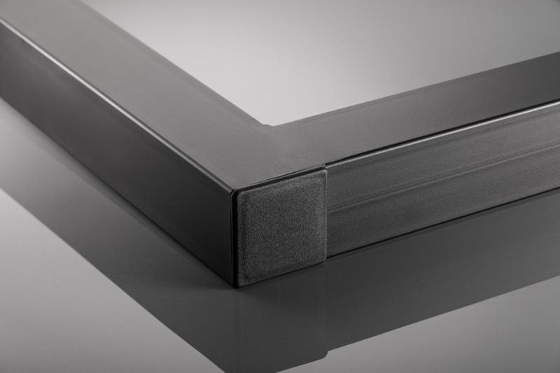 Frame leg GTV INDUSTRIA, rectangle, H=710 mm, W=820 mm, profile 80 x 40, steel, black 1208963597