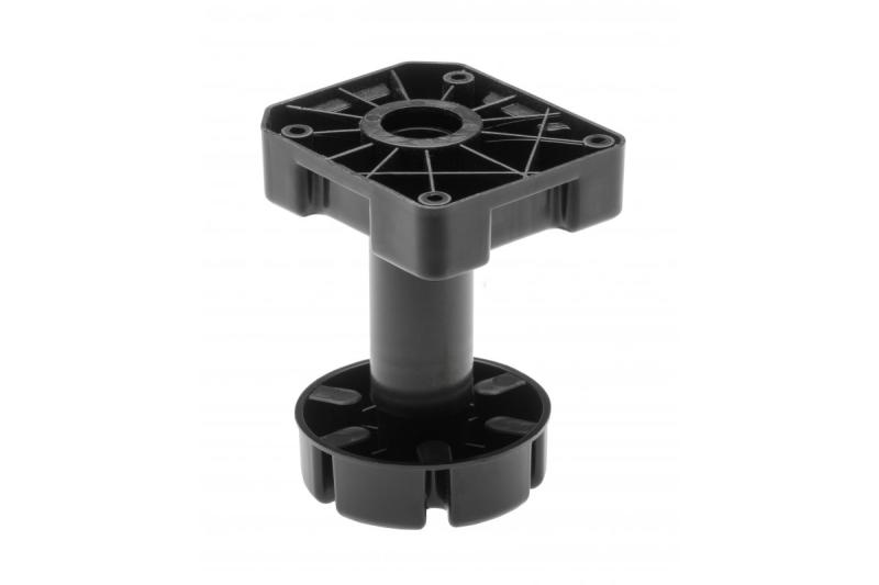 Leg ML heavy duty 500 kg h 125-195mm plastic black NEW 1208963615