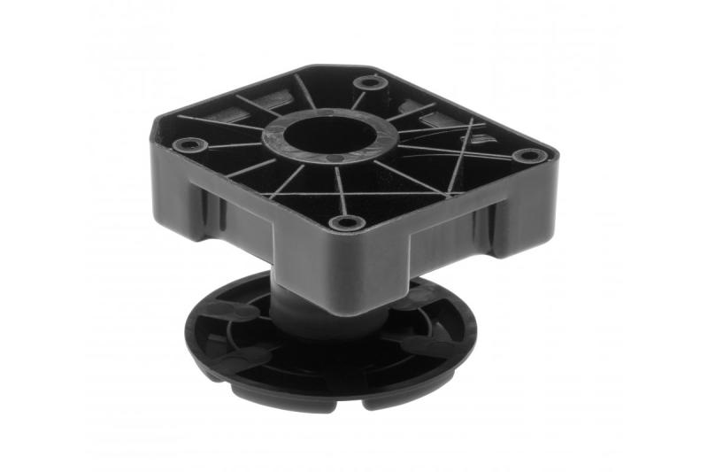 Leg ML heavy duty 500 kg h 65-85mm plastic black NEW 1208963617