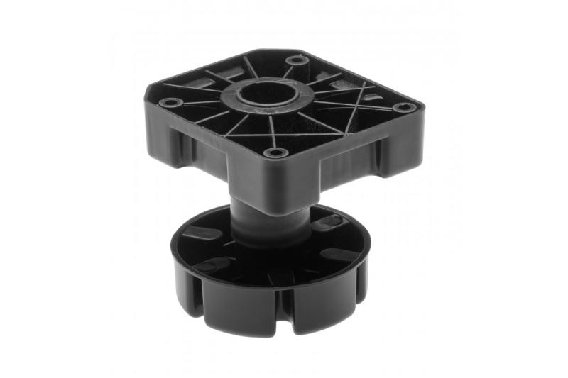 Leg ML heavy duty 500 kg h 85-125mm plastic black NEW 1208963618