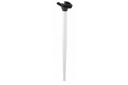 Leg 40 x 710 X-LINE inclined, foldable, adjustable foot, white 1208963655
