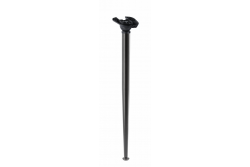 Leg 40 x 710 X-LINE inclined, foldable, adjustable foot, black 1208963656