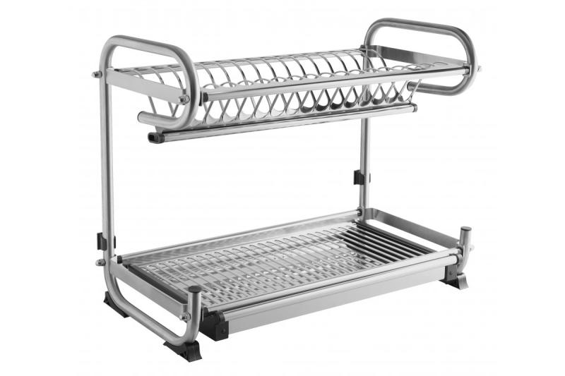 Self-standing two tier dish rack (inox) 1208963681