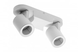 Decor Plafondlamp armatuur BLINK AC220-240V 50/60 Hz GU10 max. 20W*2 IP20 dubbel wit. 1208963843