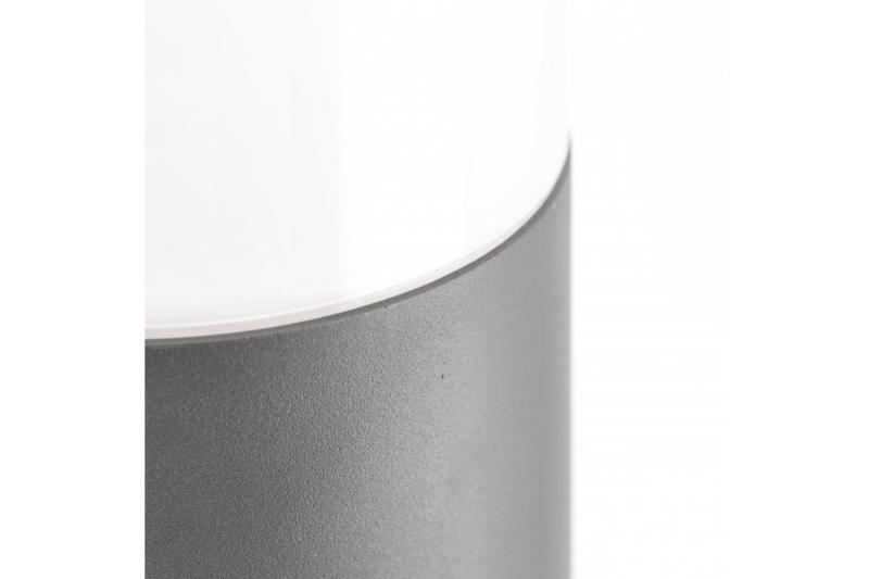 Decor Tuinarmatuur CORTA-AU E27 MAX.25W IP44 AC220-240V 50-60Hz bovenste rechte wandlamp antraciet. 1208963857