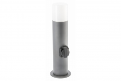 Decor CORTA-P 40 tuinlamp E27 MAX.25W IP44 AC220-240V 50-60Hz stopcontact max. 3000W paal grafiet. 1208963861