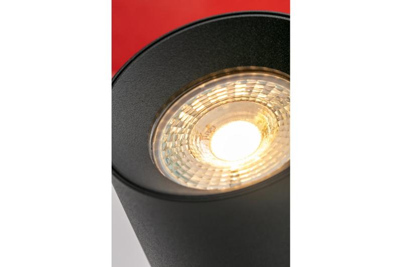 Decor Plafondarmatuur FARGO aluminium 70x160mm IP20 max 20W rond zwart. 1208963876