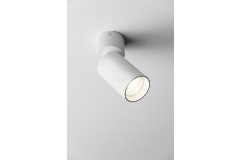 Decor Plafondarmatuur FARGO MINI aluminium 56x150mm IP20 max 20W rond wit. 1208963879