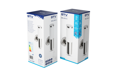 Decor Tuinverlichting MILAN-A E27 MAX.40W IP54 AC220-240V 50-60Hz plat inox. 1208963941