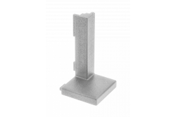 External connector VELLO L profile, aluminium colour, (10 pcs/op.) 1208964163