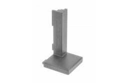 External connector VELLO profile L, inox, (10 pcs./op.) 1208964164