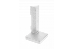 External connector VELLO L profile, white, (10 pcs/op.) 1208964165