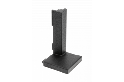 External connector VELLO L profile, black, (10 pcs/op.) 1208964166