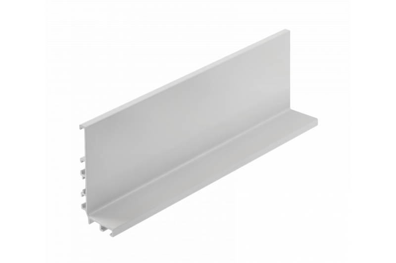 Aluminum profile, handleless system VELLO with LED function, L, white, length 4.10 m 1208964223
