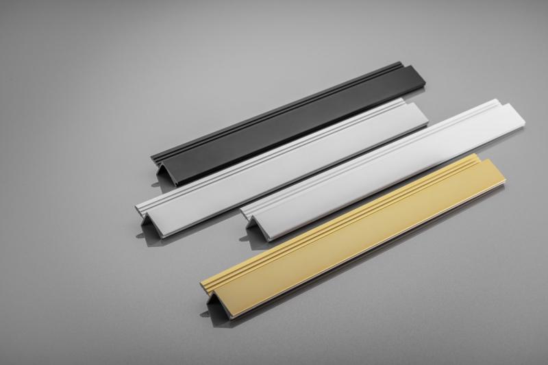 GTV VELLO profile, handleless system, slewing, L=3000 mm, 18 mm, Al, aluminium 1208964238