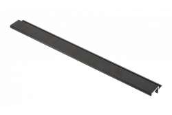 GTV VELLO profile, handleless system, retain, L=3000 mm, 18 mm, Al, black 1208964240