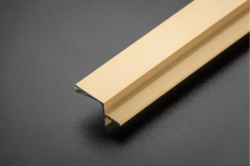 GTV VELLO profile, handleless system, wreath, L=3000 mm, 18 mm, Al, gold 1208964241