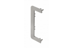 End cap for C profile, incomplete, VELLO handleless system with LED function, silver (10 pcs / pack) 1208964278