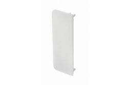 End cap for C profile - full, VELLO handleless system with LED function, white (10 pcs / pack) 1208964289