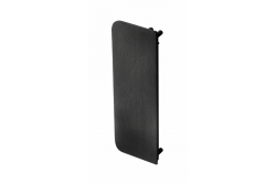 End cap for C profile full, VELLO handleless system with LED function, black (10 pcs / pack) 1208964291
