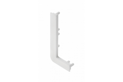 End cap for L profile, incomplete, VELLO handleless system with LED function, white left (10 pcs / pack) 1208964298